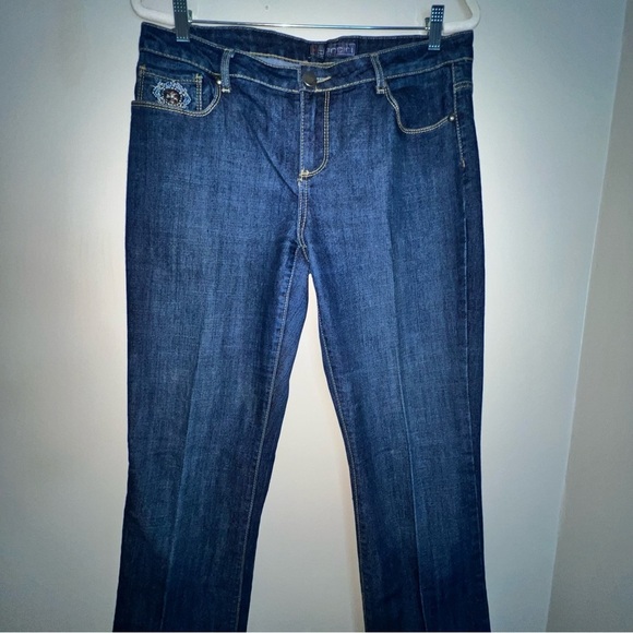 Baccini Womens blue jeans  size 12 - ‎ Boot Cut - Picture 1 of 16